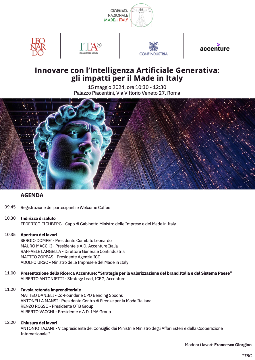 Innovare con l’Intelligenza Artificiale Generativa: gli impatti per il Made in Italy